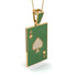 Ace Of Spades Emerald Card Necklace - Tyler No. 16