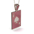 Ace Of Spades Ruby Card Necklace - Tyler No. 47