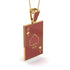 Ace Of Spades Ruby Card Necklace - Tyler No. 55 image 2