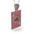 Ace Of Spades Ruby Card Necklace - Tyler No. 53 image 2
