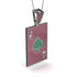 Ace Of Spades Ruby Card Necklace - Tyler No. 51 image 2