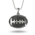 American Football Black Diamond Necklace - Jeremy No. 9