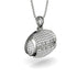 American Football Diamond Necklace - Jeremy No. 3