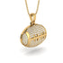 American Football Diamond Necklace - Jeremy No. 1