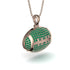 American Football Emerald Necklace - Jeremy No. 5