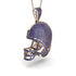 American Football Helmet Sapphire Pendant - Dennis No. 14