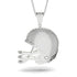 American Football Helmet Diamond Pendant - Dennis No. 3 image 1