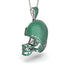 American Football Helmet Emerald Pendant - Dennis No. 6 image 2