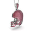 American Football Helmet Ruby Pendant - Dennis No. 12 image 2