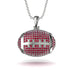 American Football Ruby Necklace - Jeremy No. 12