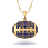 American Football Sapphire Necklace - Jeremy No. 13