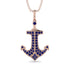 Anchor Sapphire Pendant - Brandon No. 14 image 1