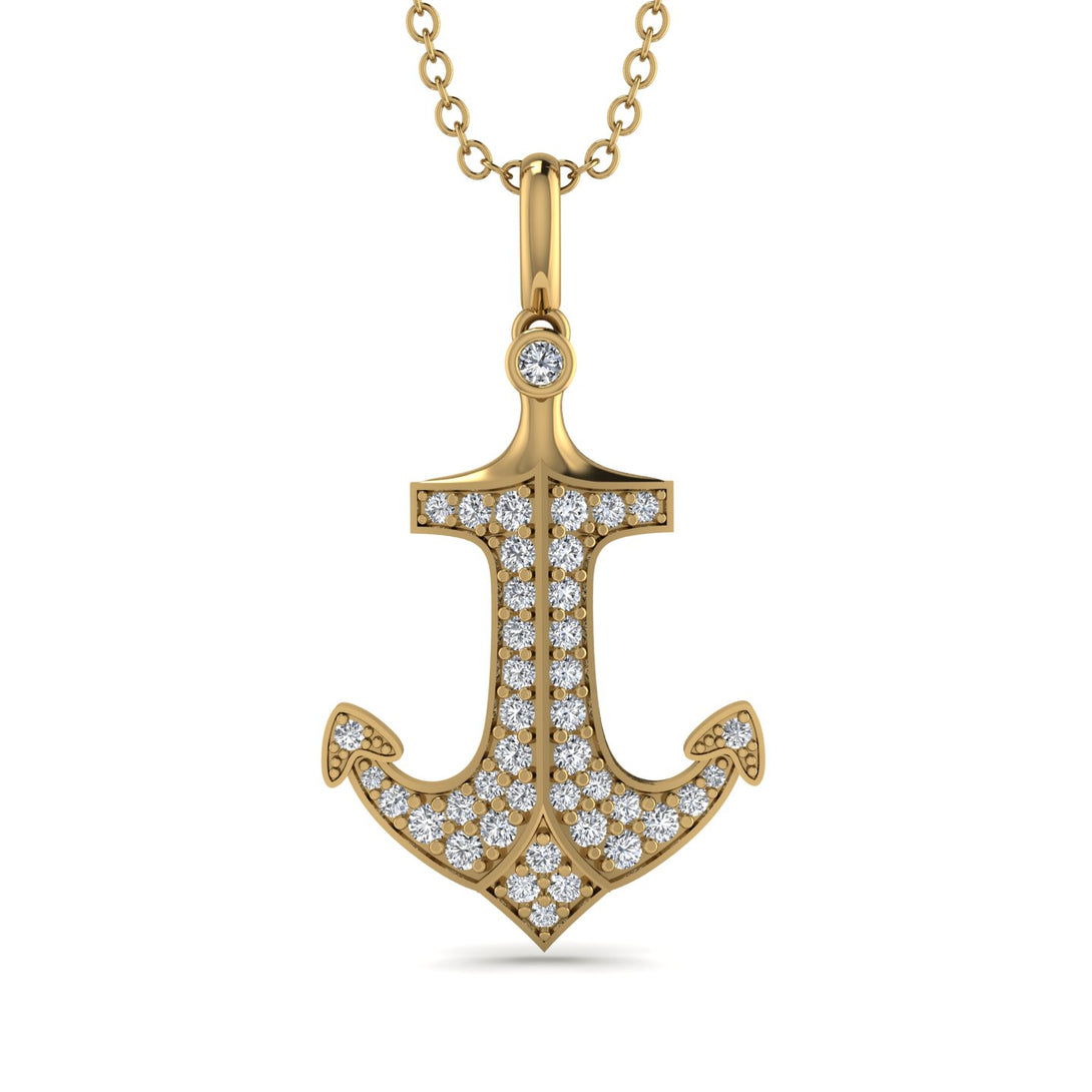 Anchor Diamond Pendant - Brandon No. 1
