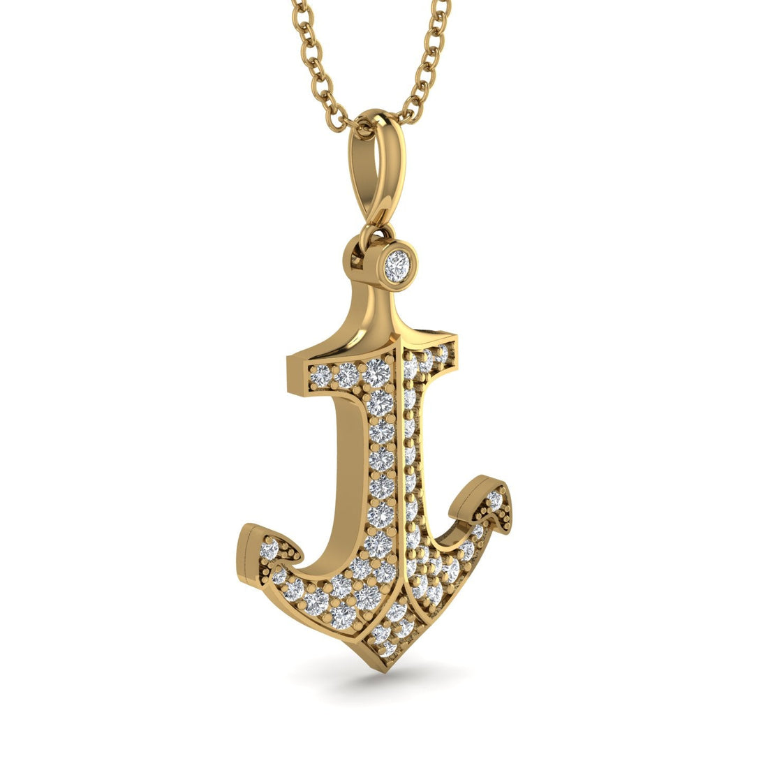 Anchor Diamond Pendant - Brandon No. 1
