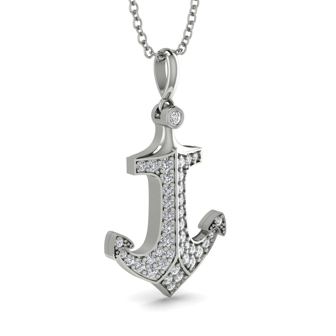 Anchor Diamond Pendant - Brandon No. 3