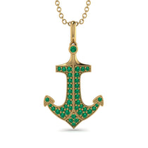 Anchor Emerald Pendant - Brandon No. 4 image 1
