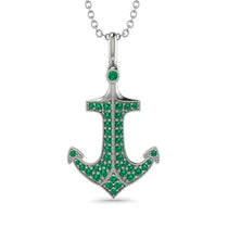 Anchor Emerald Pendant - Brandon No. 6 image 1