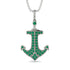 Anchor Emerald Pendant - Brandon No. 6