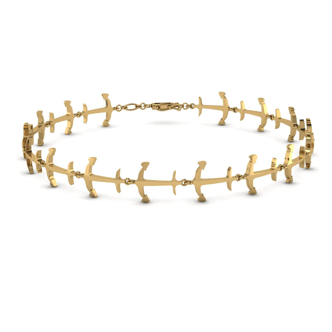 Anchor Gold Bracelet - Belen No. 1