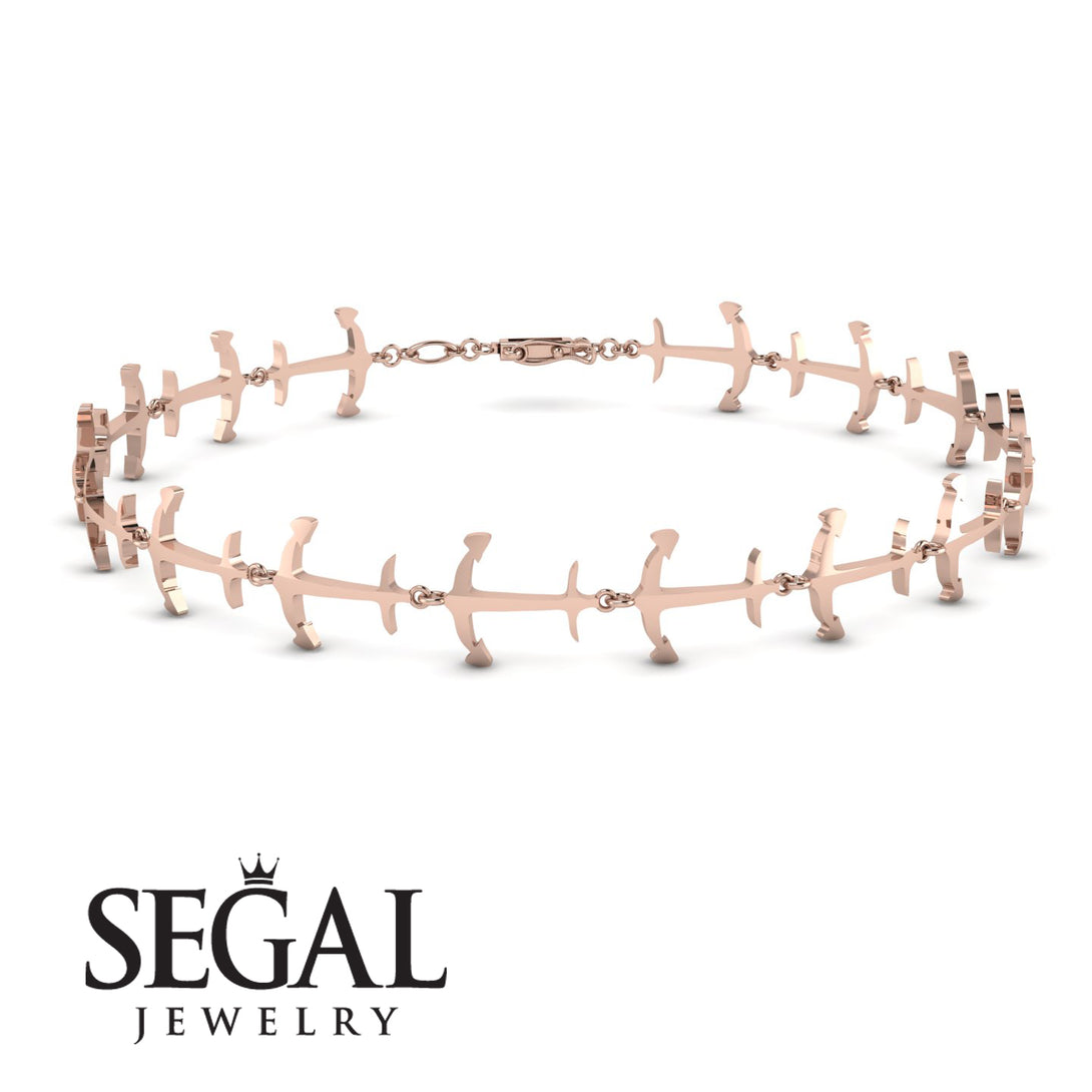 Anchor Gold Bracelet - Belen No. 2