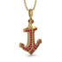 Anchor Ruby Pendant - Brandon No. 10