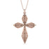 Architectural Geometric Cross Necklace - Carson No. 2