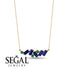 Baguette Emerald Necklace - Arielle No. 64