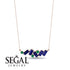 Baguette Emerald Necklace - Arielle No. 65