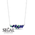 Baguette Emerald Necklace - Arielle No. 66