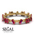 Baguette Ruby Eternity Band - Journee No. 10