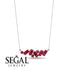 Baguette Ruby Necklace - Arielle No. 57