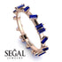 Baguette Sapphire Eternity Band - Journee No. 14