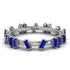 Baguette Sapphire Eternity Band - Journee No. 15