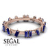 Baguette Sapphire Eternity Band - Journee No. 14
