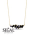 Baguette Sapphire Necklace - Arielle No. 43