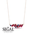 Baguette Sapphire Necklace - Arielle No. 59