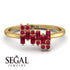Baguette And Round Ruby Band - Daniela No. 55 image 10