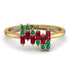 Baguette And Round Ruby Band - Daniela No. 25 image 1