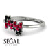 Baguette And Round Ruby Band - Daniela No. 42 image 3