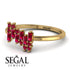 Baguette And Round Ruby Band - Daniela No. 55 image 3