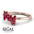Baguette And Round Ruby Band - Daniela No. 56 image 3