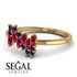 Baguette And Round Ruby Band - Daniela No. 70 image 3