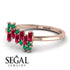 Baguette And Round Ruby Band - Daniela No. 26 image 3