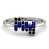 Baguette And Round Sapphire Band - Daniela No. 45 image 1
