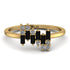 Baguette And Round Black Diamond Band - Daniela No. 7 image 1