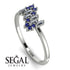 Baguette And Round Diamond Band - Daniela No. 63