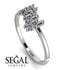 Baguette And Round Diamond Band - Daniela No. 3