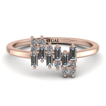 Baguette And Round Diamond Band - Daniela No. 2 image 1