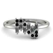 Baguette And Round Diamond Band - Daniela No. 33 image 1