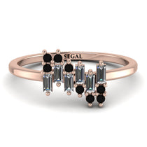 Baguette And Round Diamond Band - Daniela No. 32 image 1